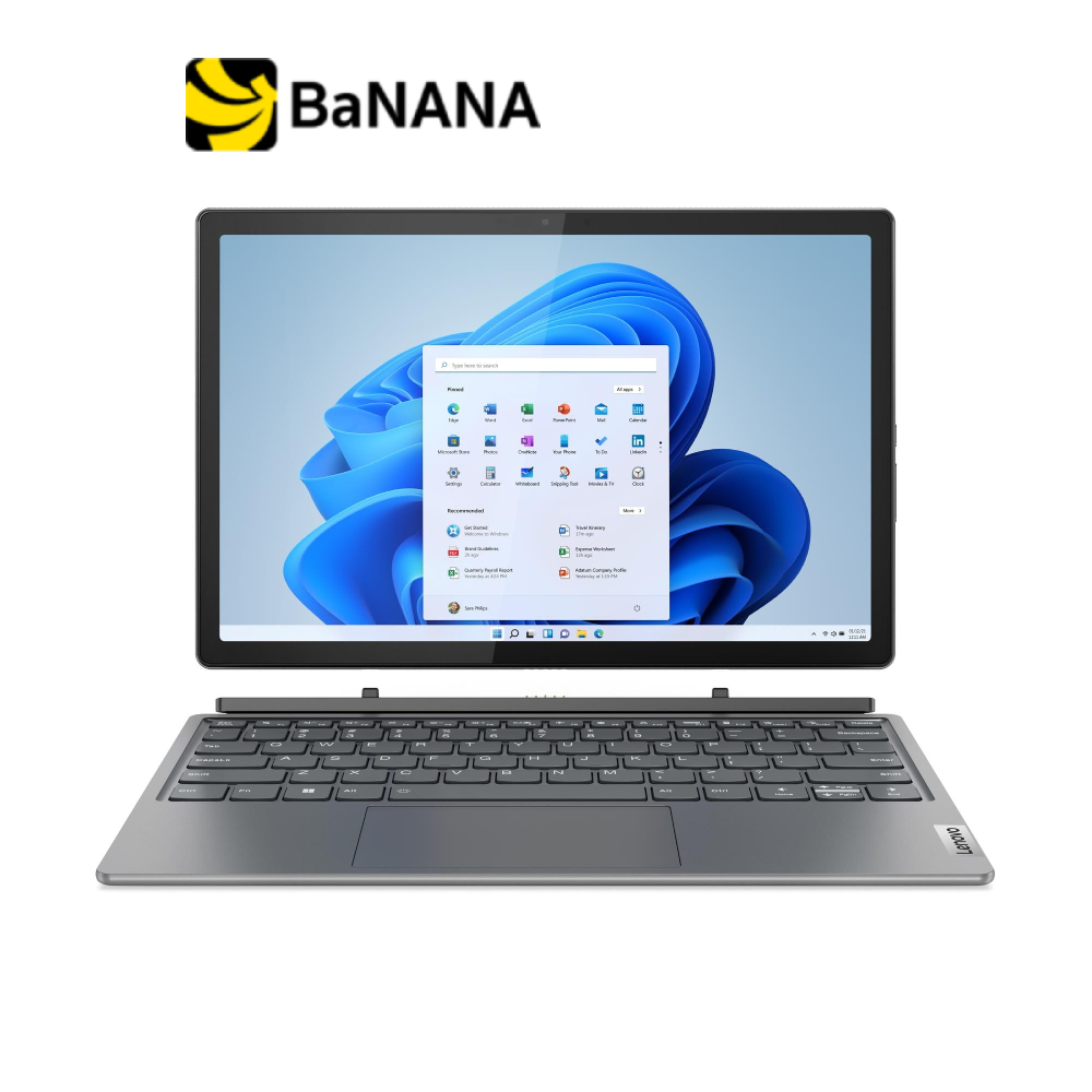 โน๊ตบุ๊ค Lenovo IdeaPad Duet 5 12IRU8-83B3008ATA Gray by Banana IT