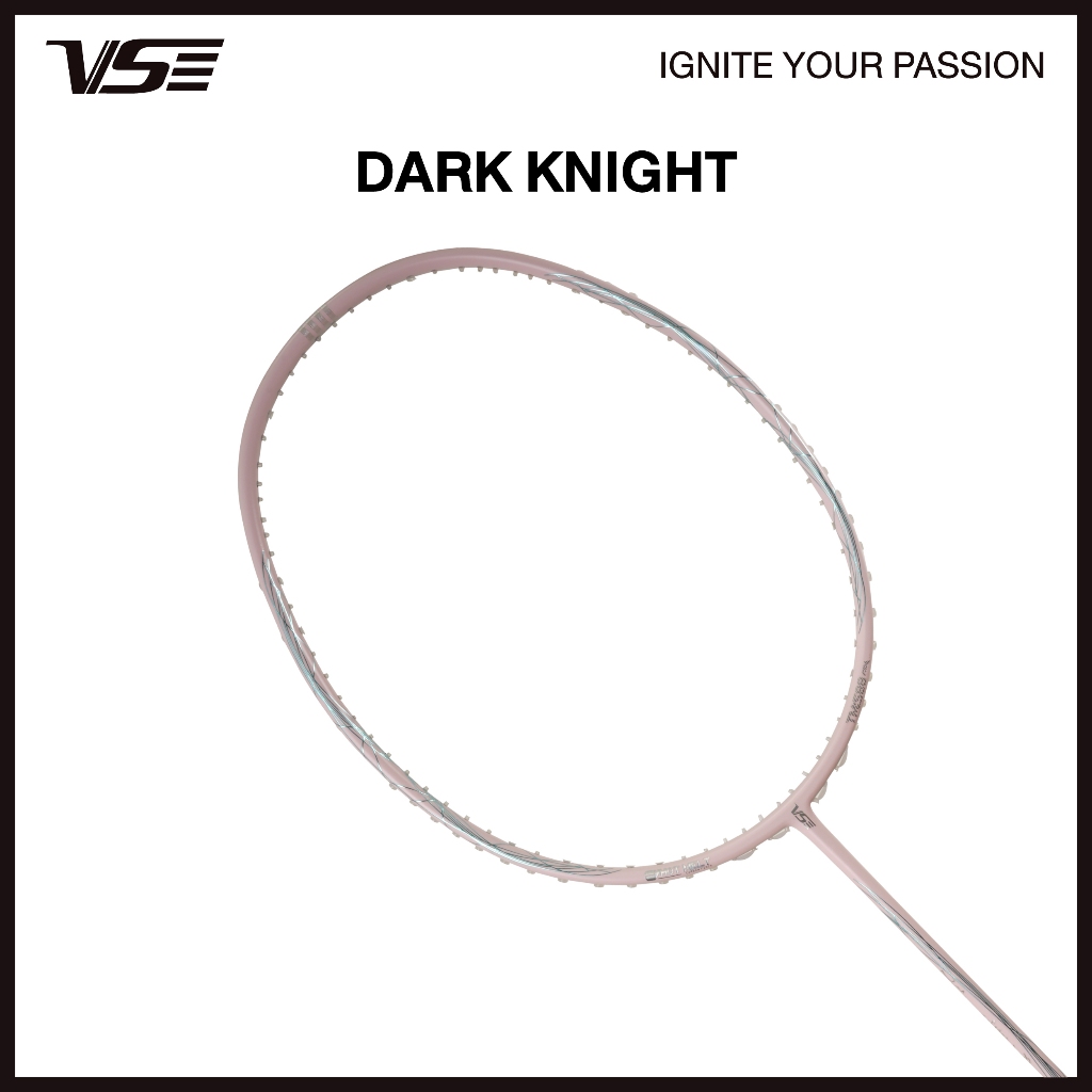 VS ไม้แบดมินตัน รุ่น Dark Knight 5U แถมกริปคละสี+เอ็น+ซอง *ขึ้นเอ็น กรุณากดที่ตัวเลือกขึ้นเอ็นเท่านั