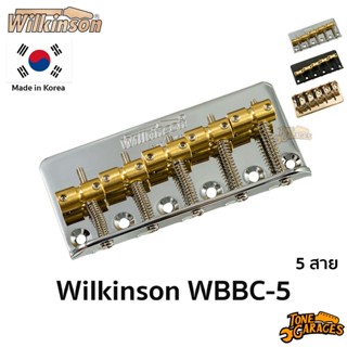 Wilkinson WBBC-5 5-String Bass Bridge หย่องเบสไฟฟ้า 5 สาย Ma…