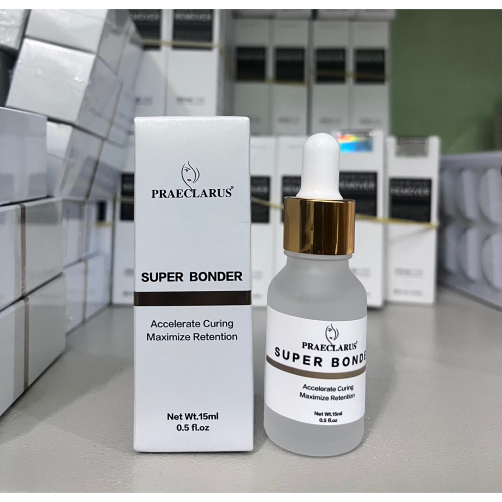 Super Bonder Praeclarus-ทาหลังต่อขนตาเสร็จ ขนาด15ml