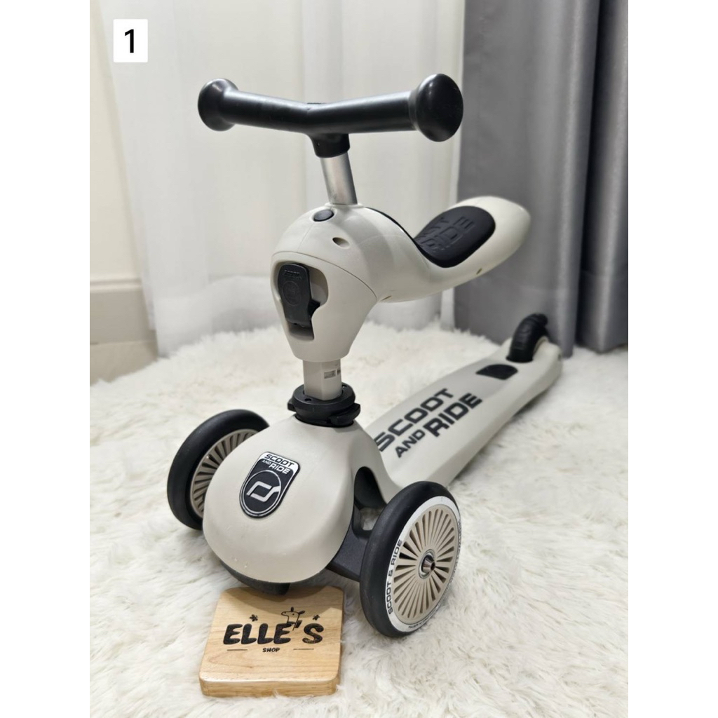 ✨ มือ 2 ไม่มีกล่อง : Scoot and Ride Highway รุ่น Kick 1 [สี Ash]