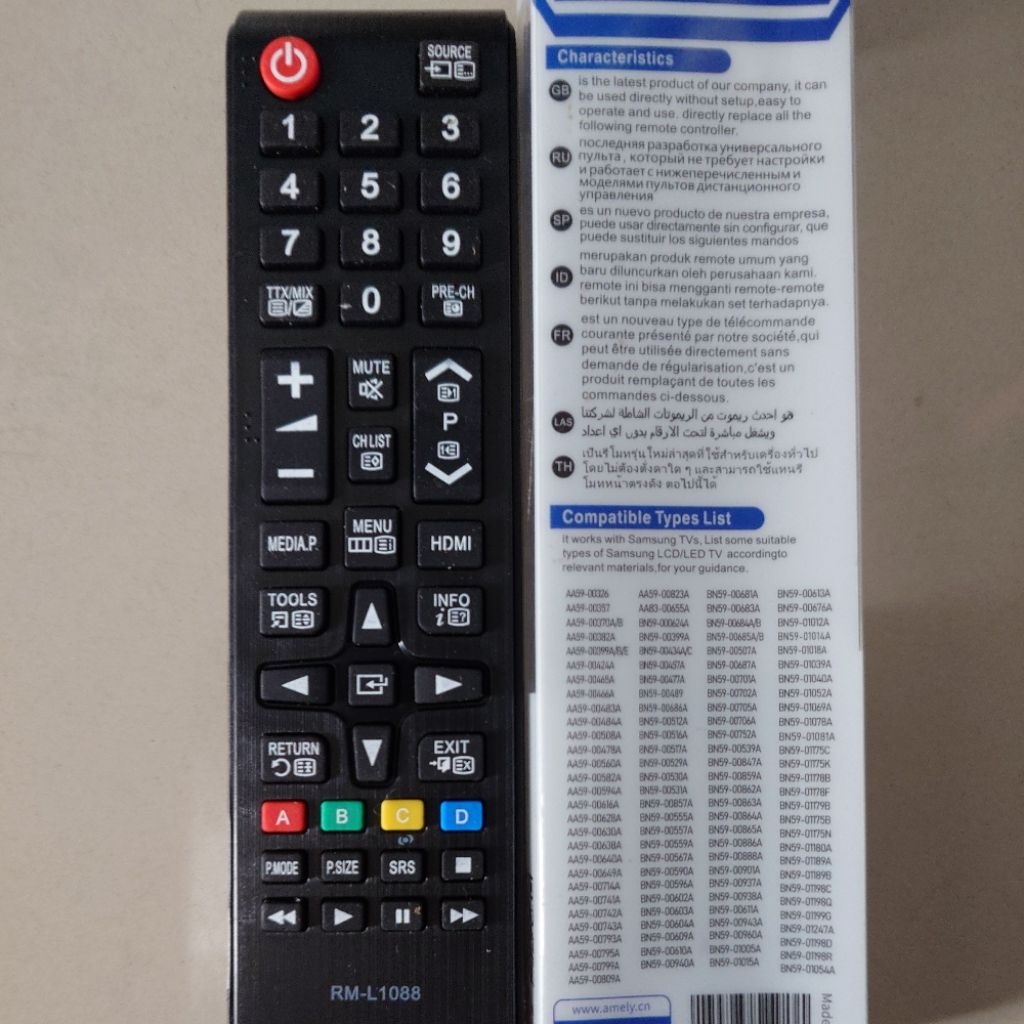✅พร้อมส่ง รีโมททีวี ซัมซุง Remote TV Samsung LCD/LED ใช้ได้ทุกรุ่น