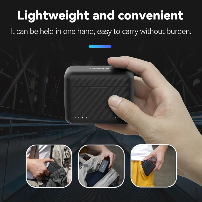 Telesin Insta360 X5 Charging Case เคสชาร์จพกพา แบบกล่อง thumbnail 7