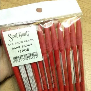 ( มีส่งด่วน ) ดินสอเขียนคิ้ว Sweet Heart พร้อมกบเหลา (1 โหล 12 แท่ง )