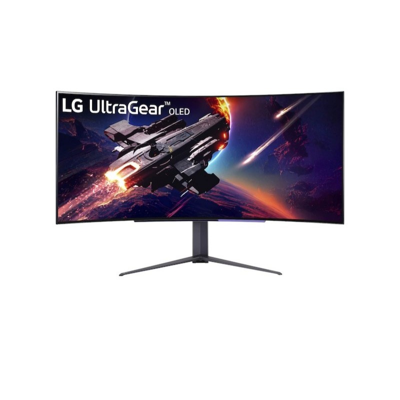 LG จอมอนิเตอร์ UltraGear (ขนาด 45 นิ้ว , OLED) รุ่น 45GR95QE-B.ARD WQHD Curved OLED Gaming Monitor