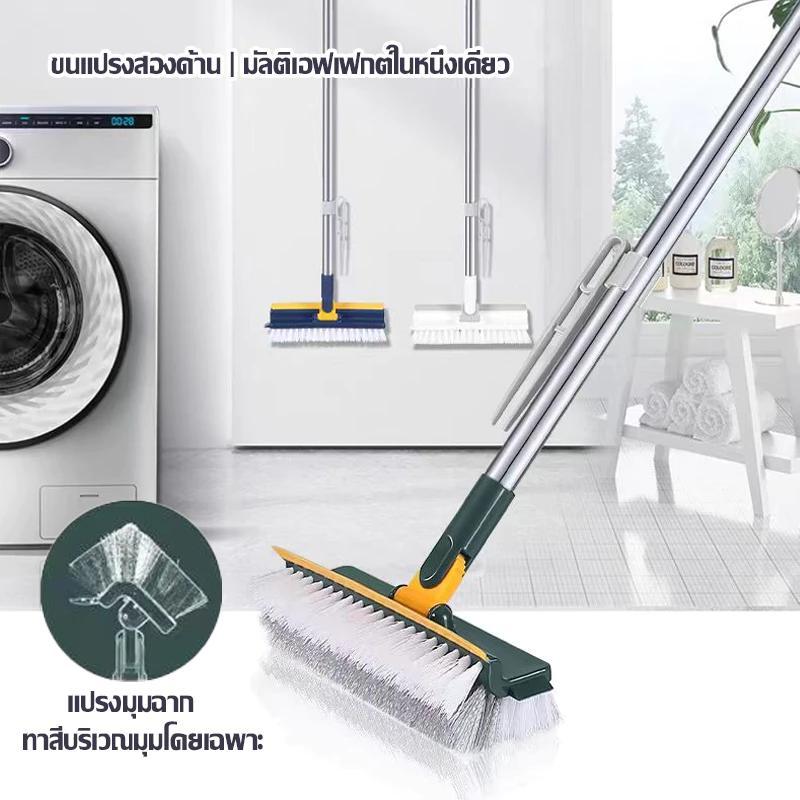 แปรงขัดพื้น 5 ใน 1 แปรงถูพื้น แปรงขัดร่องยาแน  ขัดห้องน้ำ ทำความสะอาด เข้าได้ทุกซอก ทุกมุม - รูปที่ 2