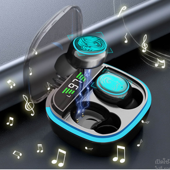 หูฟังบลูทูธไร้สาย หูฟังบลูทูธ OWS รุ่นX1 ชุดหูฟังกีฬากันน้ำพร้อมไมโครโฟน