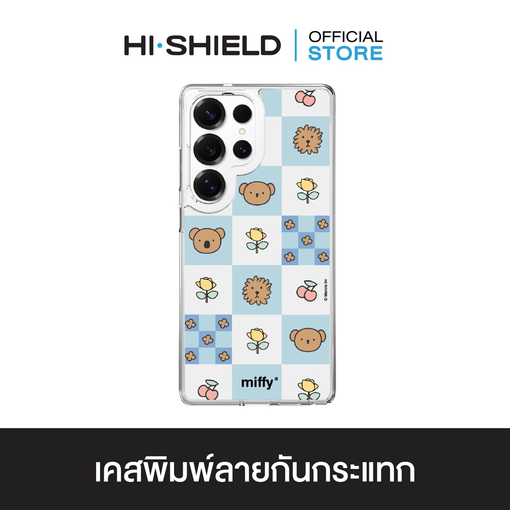 [S25ultra,S24ultra,S23ultra] HI-SHIELD เคสใสกันกระแทก Samsung รุ่น Miffy028