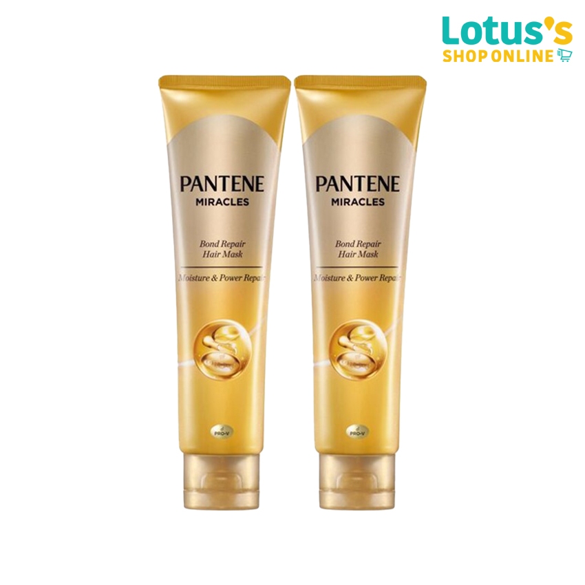 [ทั้งหมด 2 ชิ้น] แพนทีน แฮร์มาส์ก มิราเคิล มอยส์เจอร์ 125 กรัม PANTENE MIRACLES BOND REPAIR MOISTURE HAIR MASK 125 G