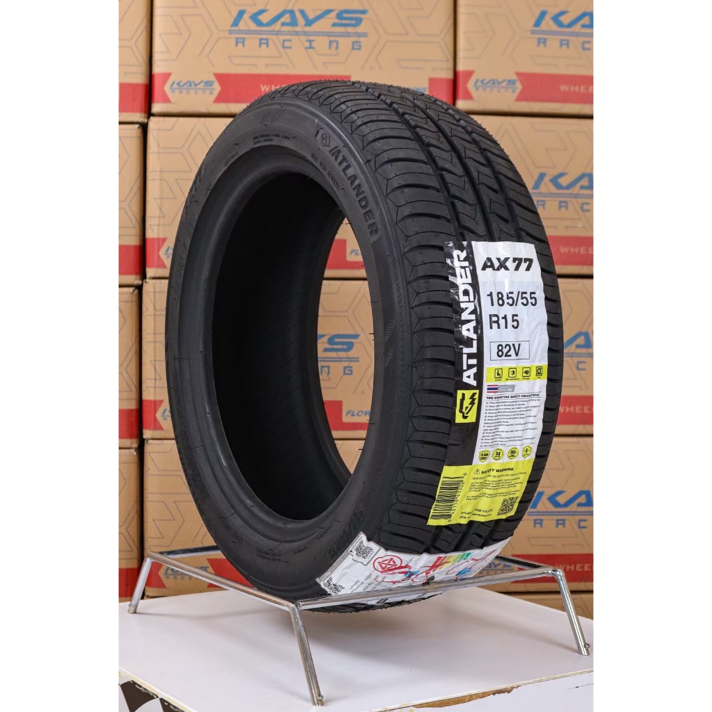 ยางขอบ15 185 55 R15  ATLANDER รุ่น AX77 ยางไทย