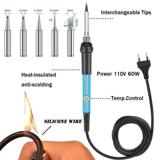 ชุดบัดกรี 15in1 หัวแร้งบัดกรี 60W ปรับอุณหภูมิได้ จอ LCD พร้อมปั๊มดูดตะกั่ว ใช้งานซ่อมอุปกรณ์อิเล็กทรอนิกส์ DIY