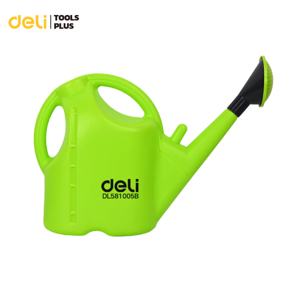 Deli บัวรดน้ำต้นไม้ ฝักบัวรดน้ำ จุน้ำได้เยอะ 1.5 / 5 / 10 ลิตร วัสดุPE ทนทาน ใช้งานได้นาน Water Can