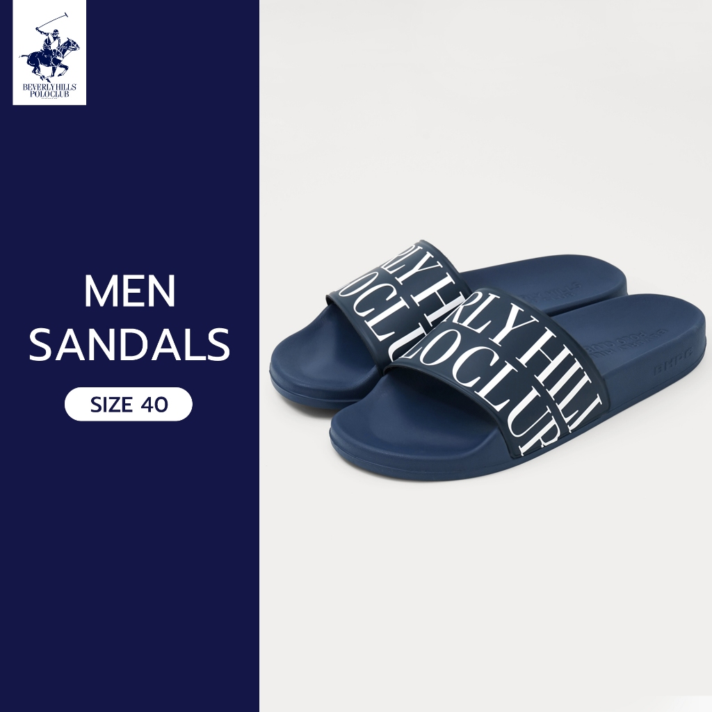 BEVERLY HILLS POLO CLUB รองเท้าแตะสวม สำหรับคุณผู้ชาย เบอร์ 40