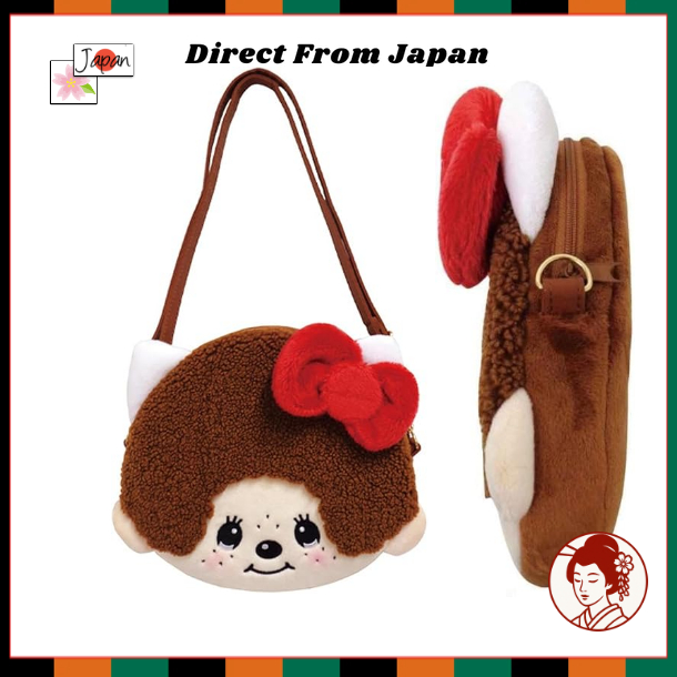 Monchhichi × Hello Kitty Collaboration by K-Company MKT-FSB – Cute Japanese Character Bag 19.7×20.9×