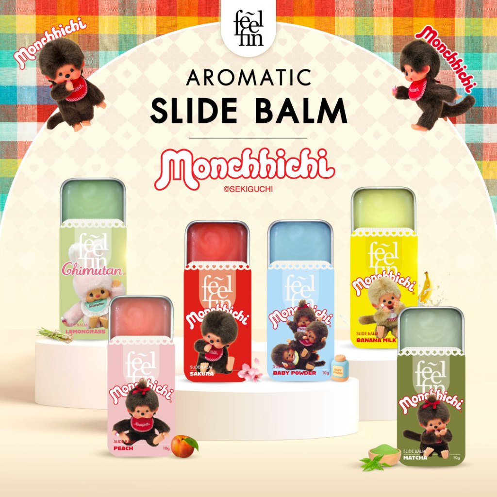 Feelfin x Monchhichi อโรม่าบาล์ม✨🌸