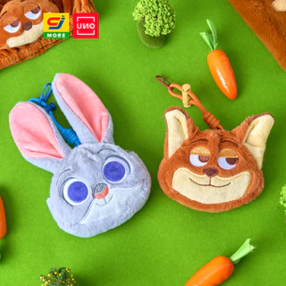 UNO พวงกุญแจกระเป๋าเหรียญ Zootopia ลิขสิทธิ์แท้