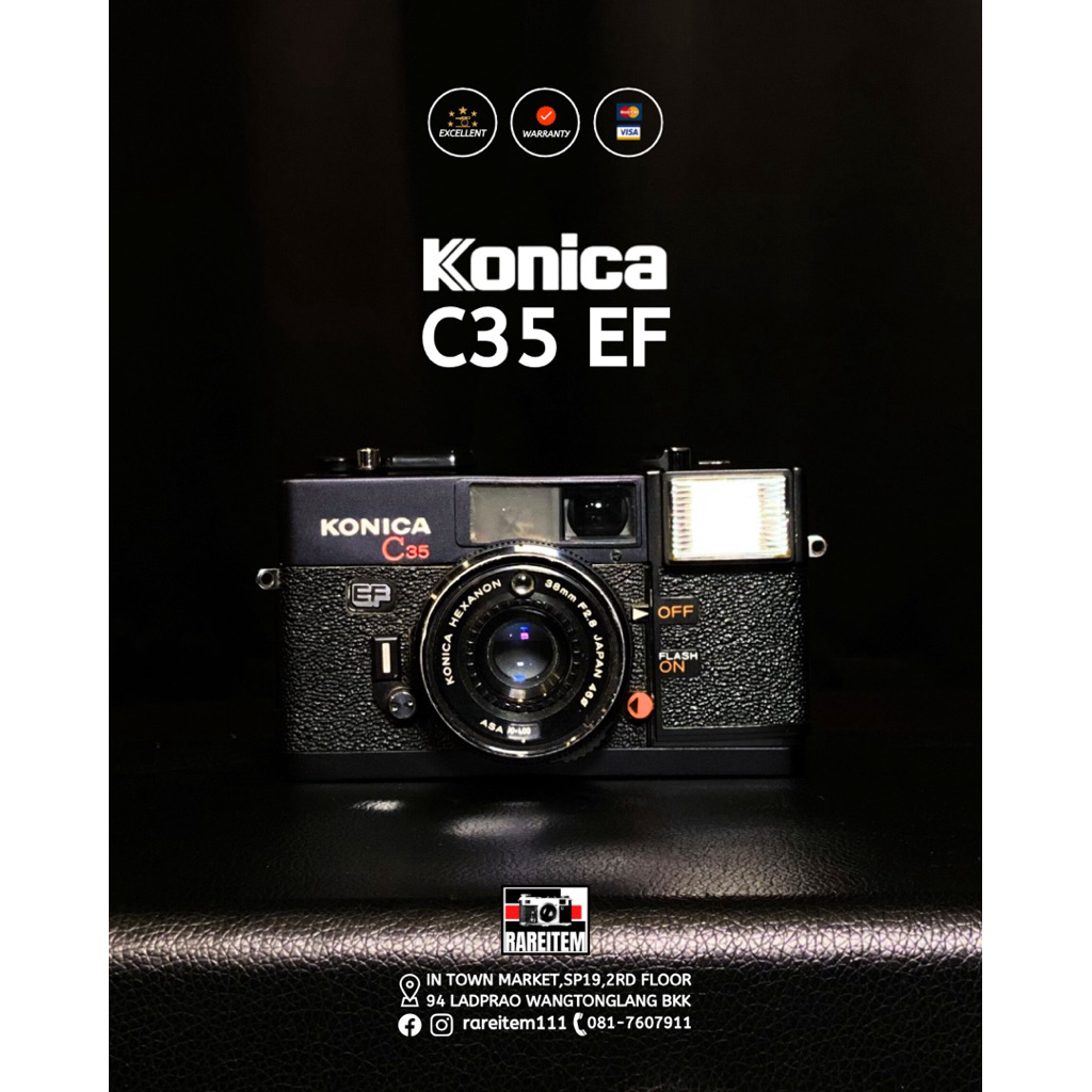 Konica C35 EF กล้องฟิล์ม