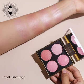 MYCA​ STAGE LIGHT BLUSH PALETTE ไมก้า เสตจ ไลท์ บลัช พาเลต ตลับ 4 สี ฉ่ำวาว ชิมเมอร์ซอฟท์