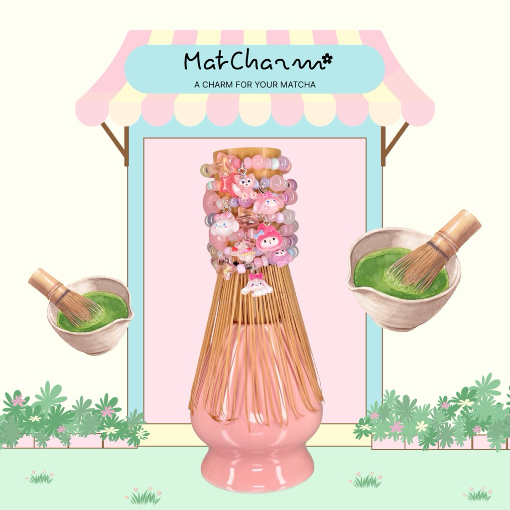 Chasen Charm — จี้แต่งแปรงมัทฉะ