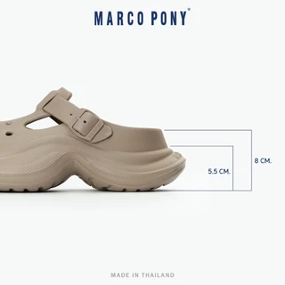 Marco Pony รองเท้าเเตะญ รองเท้าแตะผู้หญิง รองเท้า หัว โต สูงขึ้นไปสูง ๆ ใส่สบาย กันลื่น MH9034