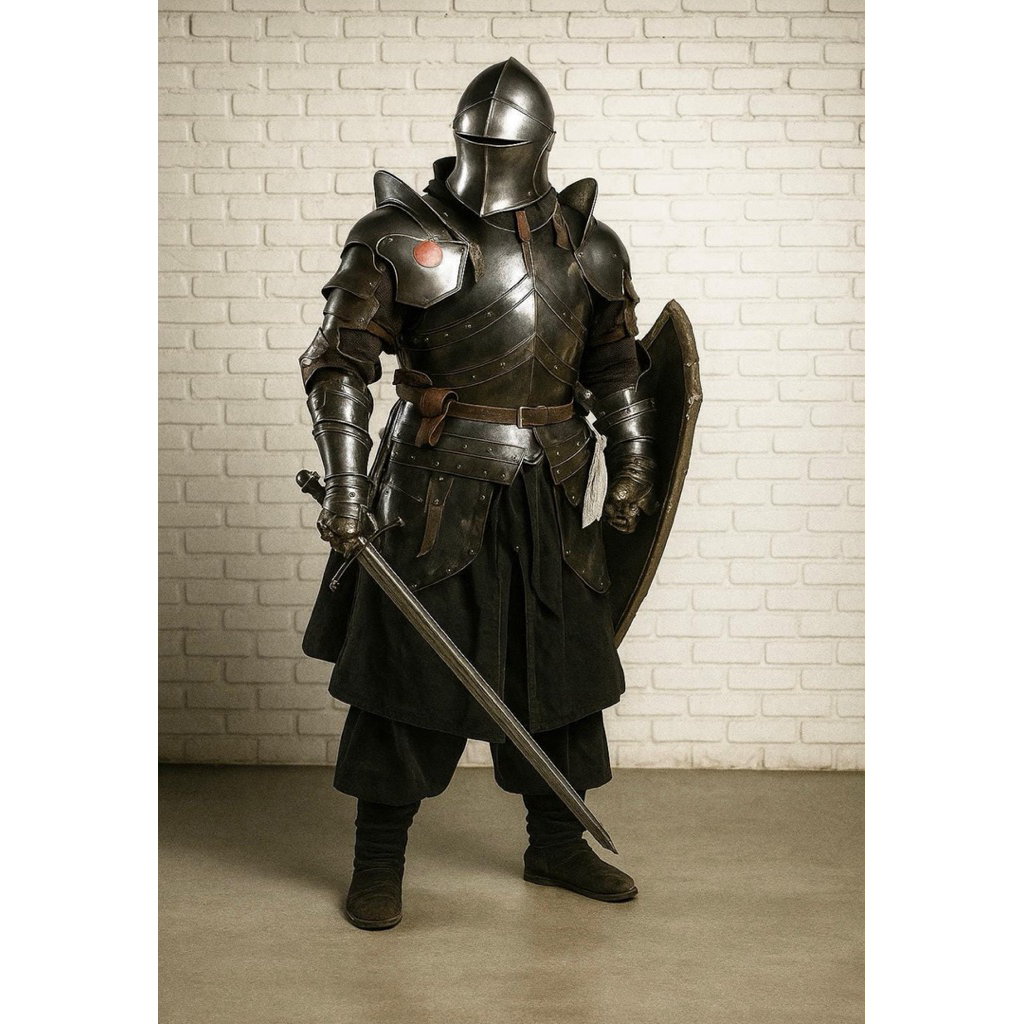 นำเข้า ⚔️ Barbute Full Armor Suit – Medieval Knight Plate Armor  #KnightArmor #MedievalArmor #FullPl