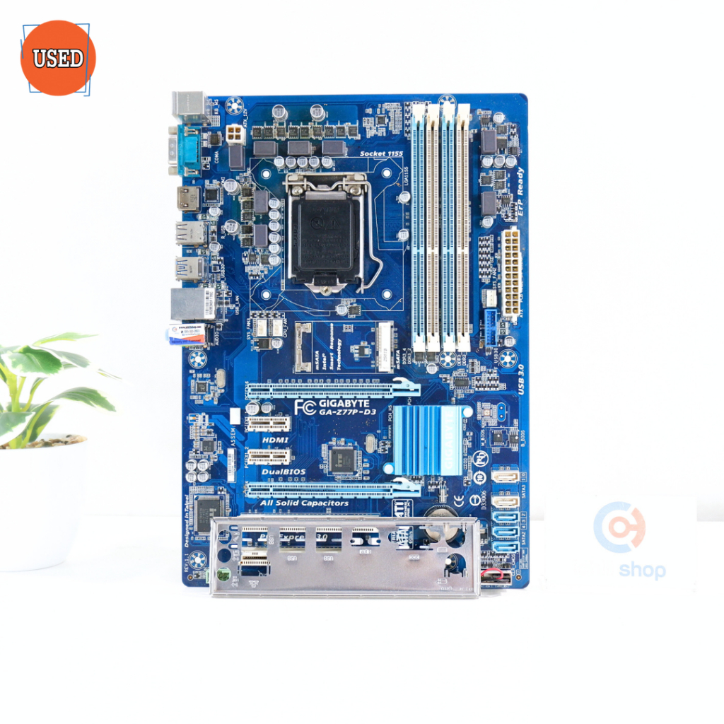 MAINBOARD (เมนบอร์ด) GIGABYTE GA-Z77P-D3 P16668