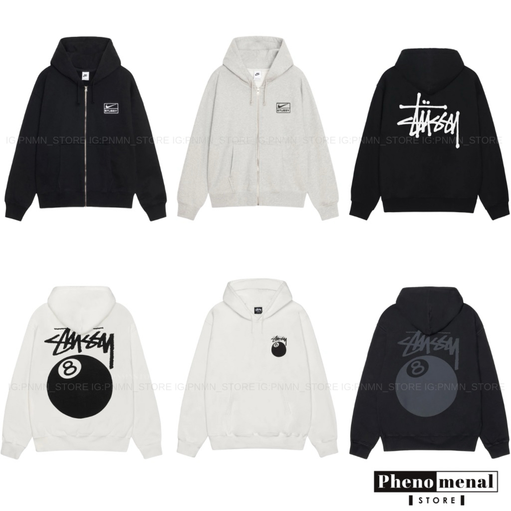 [เก็บโค้ด ลด 20%] เสื้อฮู้ดดี้ HOODIE STÜSSY & S DOUBLE ของแท้ พร้อมส่ง