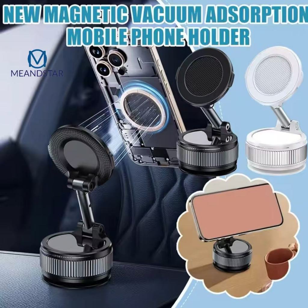 ใหม่  360° ที่วางโทรศัพท์ แบบแม่เหล็กหมุน ได้พับได้และหดได้สากลความสามารถพร้อม i Phone 16/15/14/13/12 วัสดุ ABS YS-Z05