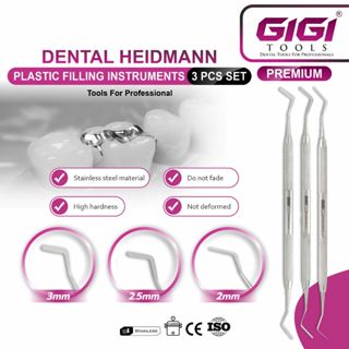 GIGI Tools Dental Flat Plastic Filling Premium Instruments H…