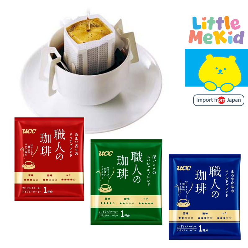 UCC Meister Special Blend Drip Coffee กาแฟดริปญี่ปุ่น กาแฟดริปสำเร็จรูป แบ่งขาย 1 ซอง 7 กรัม