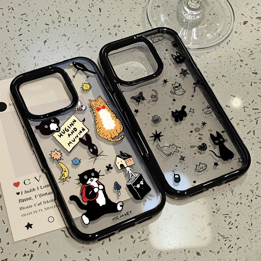 เคสโทรศัพท์ for iPhone 13 11 15 16 Pro Max Case iPhone 11 12 14 17 Pro Max 13 15 Pro 17 Air Acrylic 2 in 1 อะคริลิค
