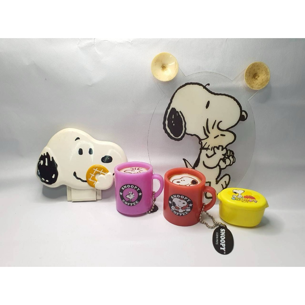 สนุ้กปี้ snoopy กระจก ของใช้ รวม พวงกุญแจ เหมา