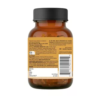 โสมอินเดีย ออร์แกนิค ORGANIC INDIA Ashwagandha Capsules - 60 แคปซูล