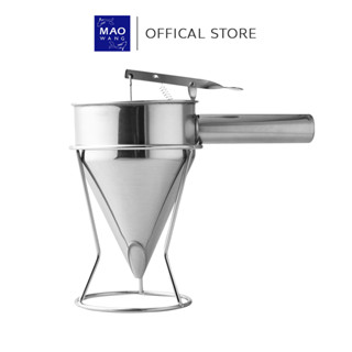 MAO กรวยหยอดแป้ง สแตนเลส​ พร้อมขาตั้ง อุปกรณ์ทำขนม