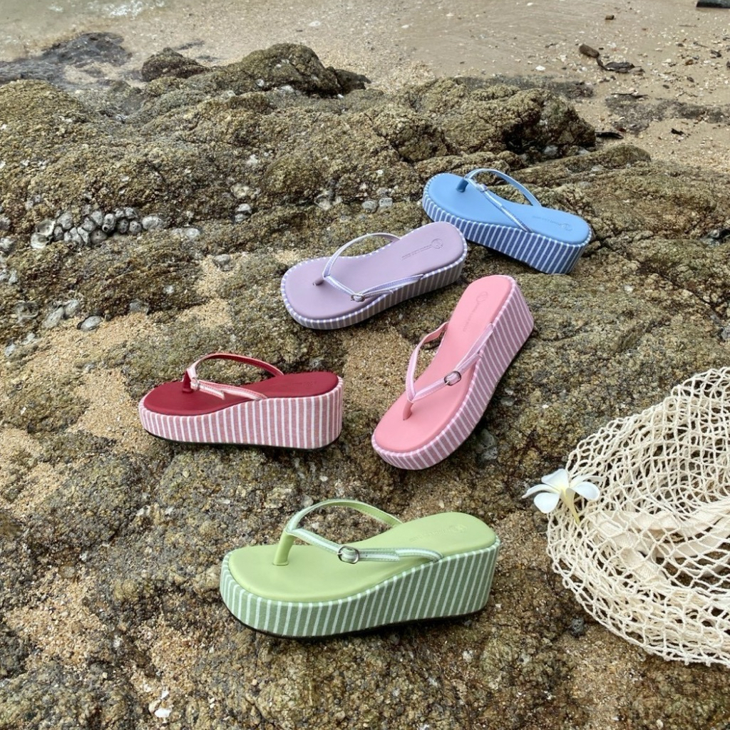 New color รุ่นจูดี้ (ผ้าลายริ้ว) น่ารักสดใส Judii les shu