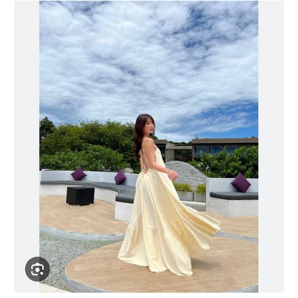 dress fabrique.co kelly maxi dress color sand