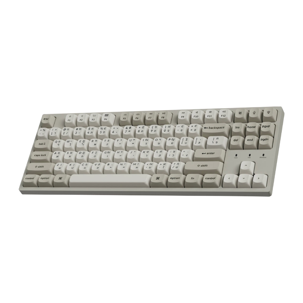 C1 Pro 8K Retro Keyboard 80% TKL 8K Polling rate 32K Scan Rate Gaming keyboard wired ใช้สาย ประกันศูนย์ไทย 2 ปี รูปที่ 2