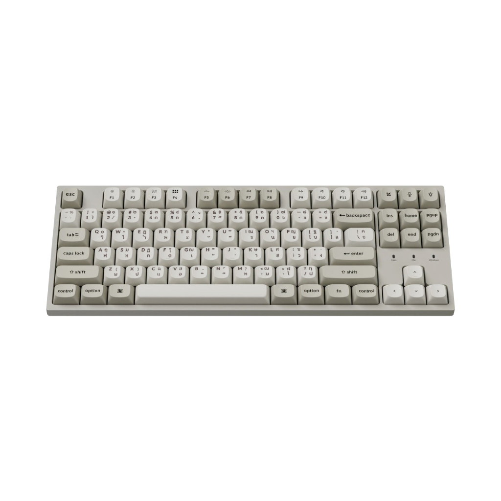 C1 Pro 8K Retro Keyboard 80% TKL 8K Polling rate 32K Scan Rate Gaming keyboard wired ใช้สาย ประกันศูนย์ไทย 2 ปี รูปที่ 3