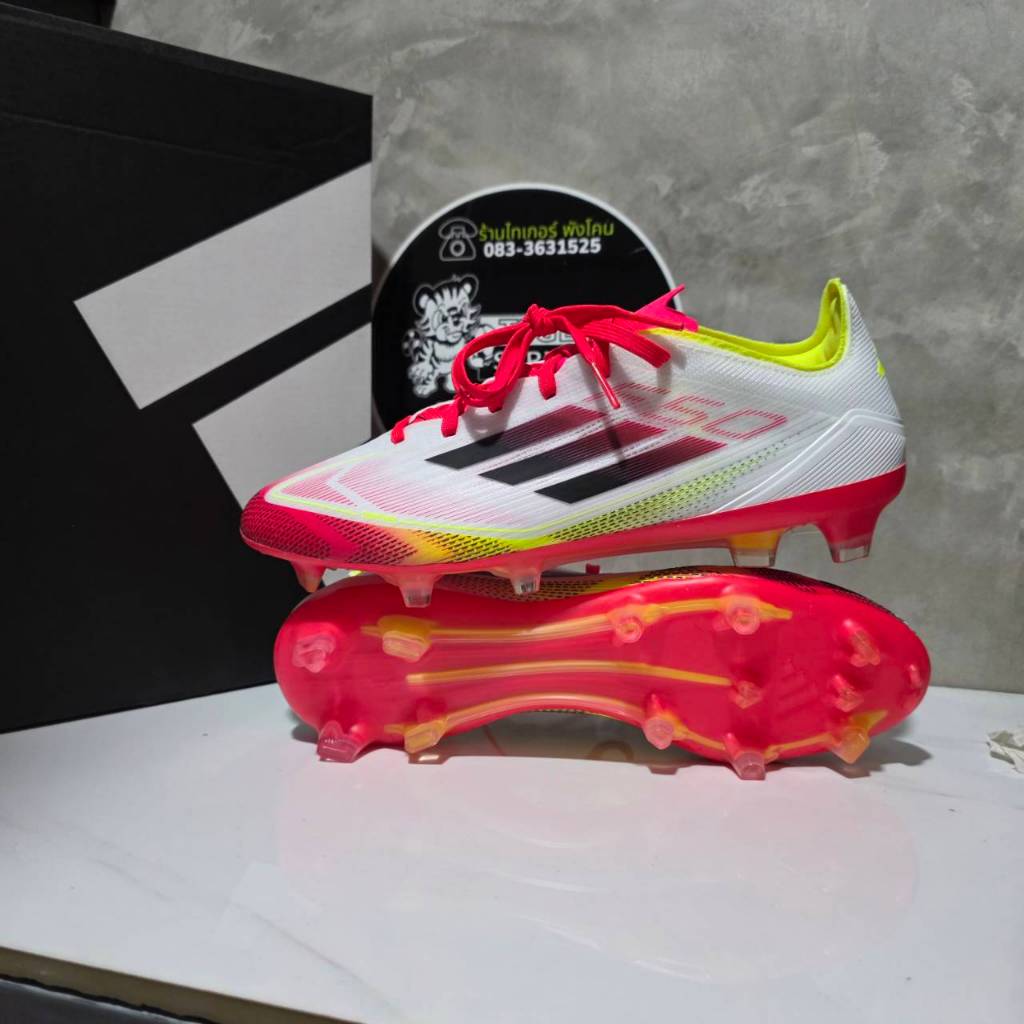 Adidas F50 PRO FG  ตัวรองท็อป รองเท้าฟุตบอล อดิดาสของแท้ มือ1 ชุดปุ่มหญ้าจริง FG - รูปที่ 2