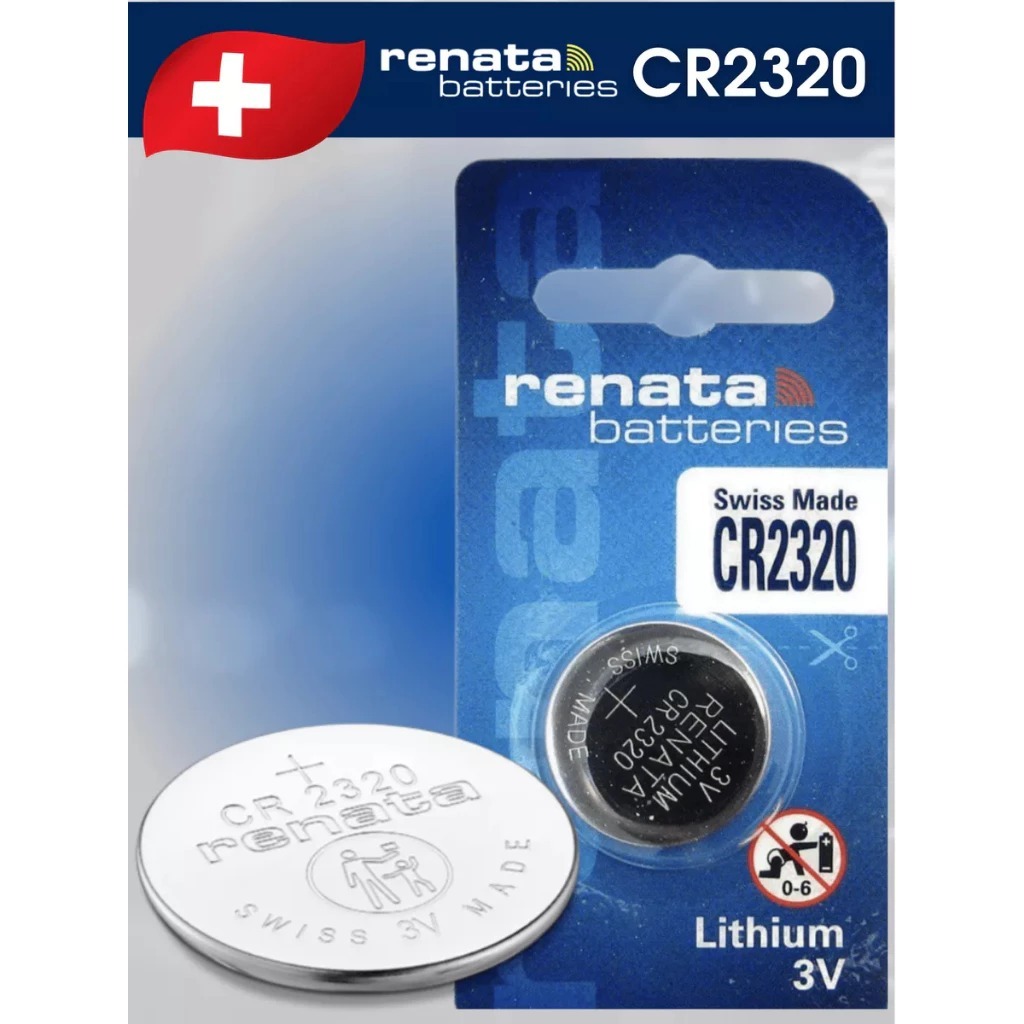 ถ่านนาฬิกา 𝗥𝗘𝗡𝗔𝗧𝗔 CR2320 ถ่านรีนาต้าจากสวิส 3V กระแสไฟไม่ตก Swatch Group รีโมท ของเล่น เครื่องมือวัด