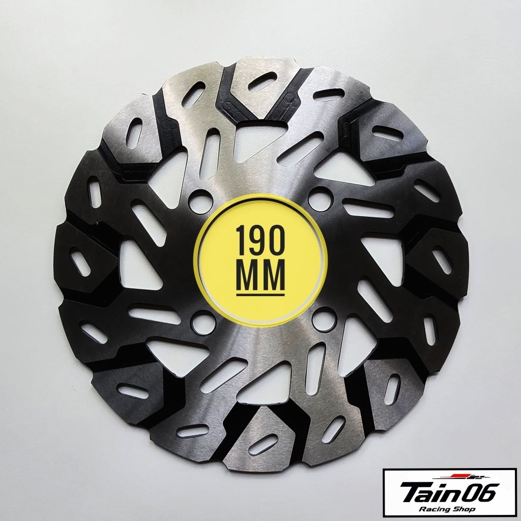 จานเบรกใบหยักร่องดำ หนา 4 mm แบบ 190 mm และ 220 mm / จักรยานยนต์ Honda จาน 4 รู (STD) [T06RS]