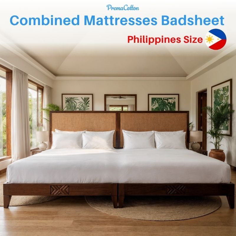 Philippines PremaCotton Family Bed Sheets, 100% Cotton, OEKO-TEX Certified, Chemical Free | MildMate