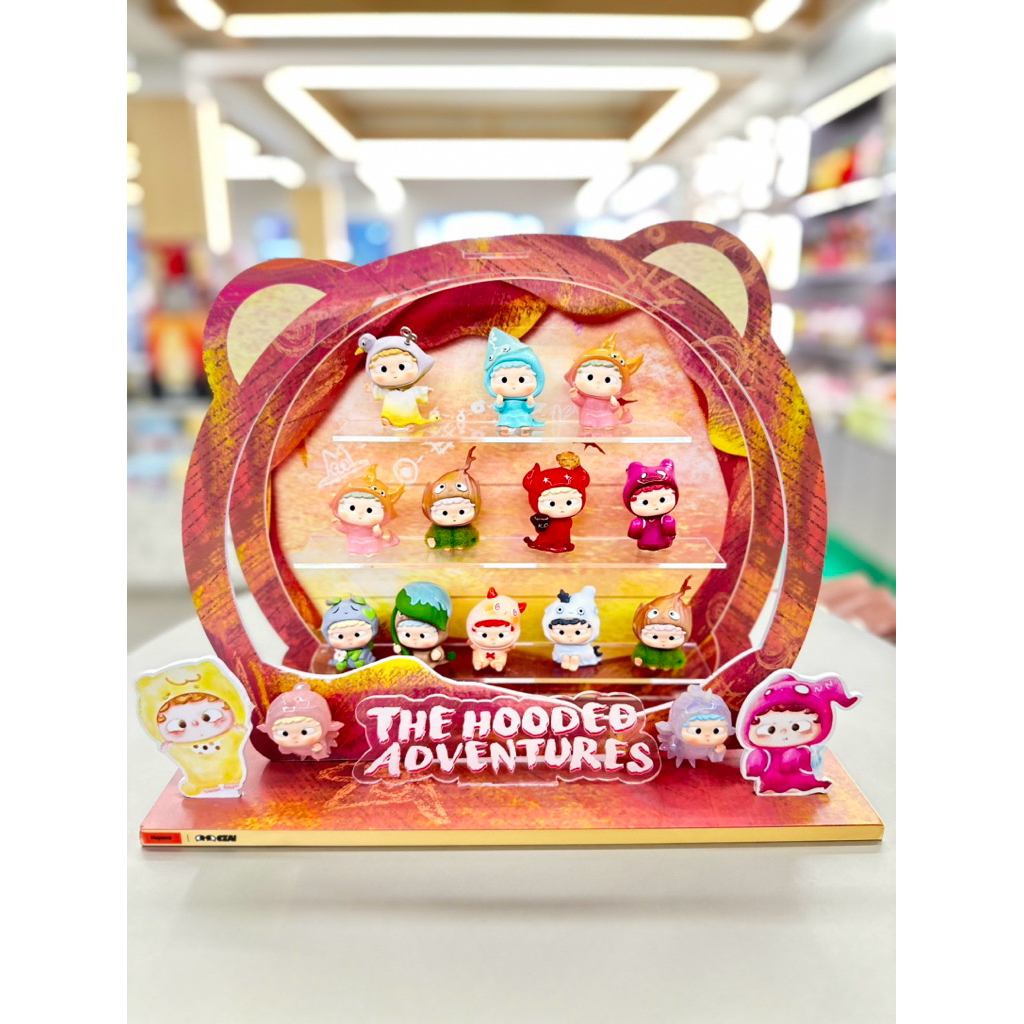 MORETHAN Arts&Toys Ozai-The Hooded Adventures Series Mini Beans Blind Box Children Gift 1Box = 3pcs 