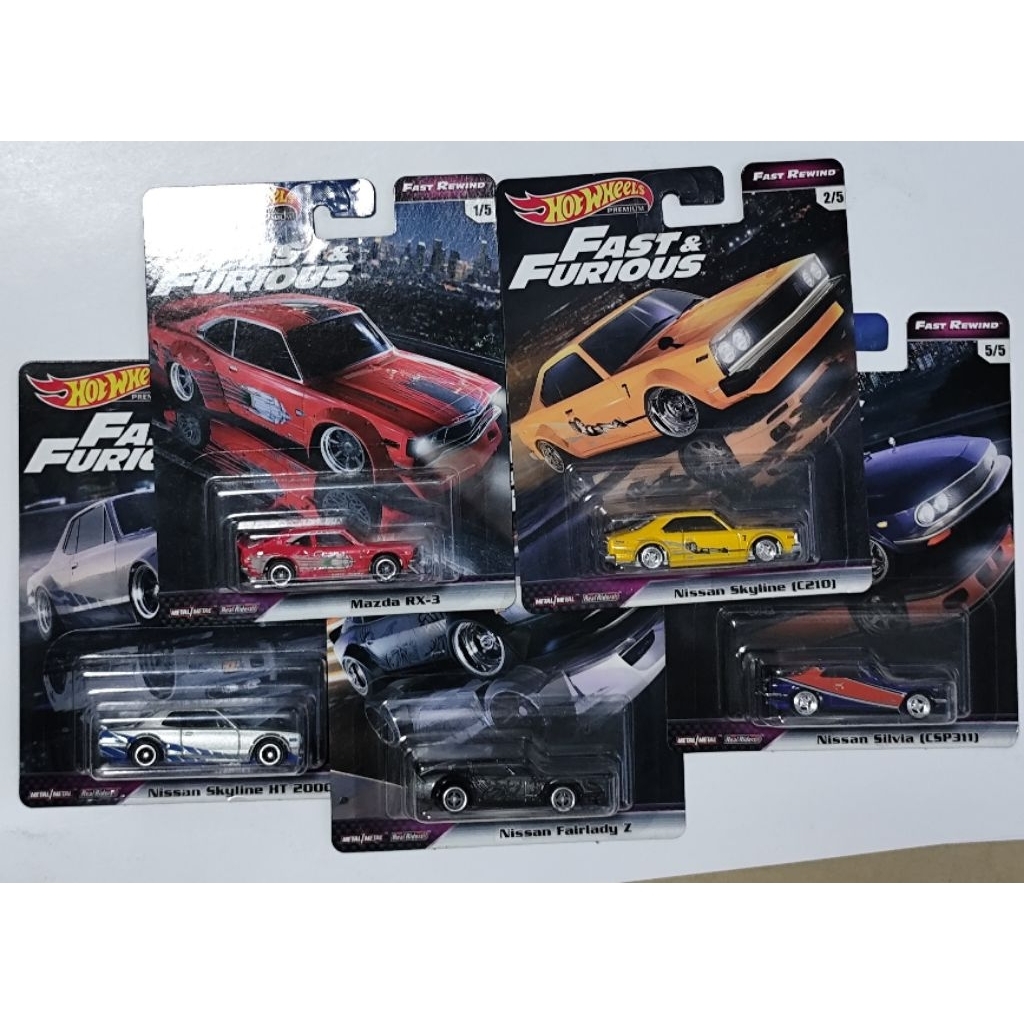 HotWheels Premium Fast & Furious Fast Rewind 1:64