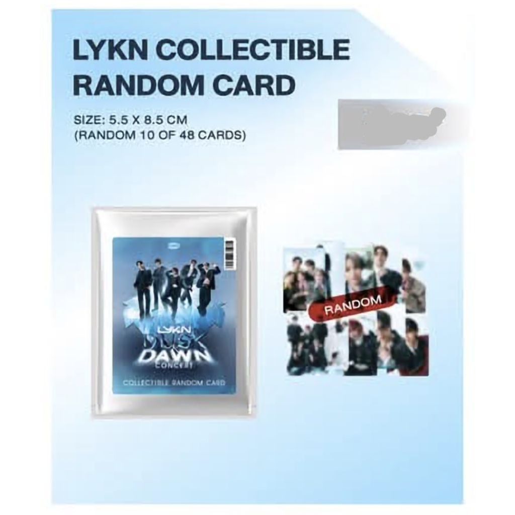 (พร้อมส่ง) การ์ดสะสม LYKN DUSK & DAWN CONCERT