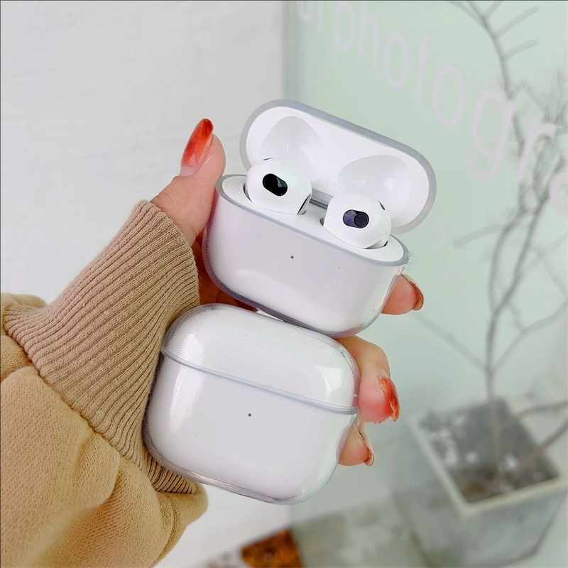 📱 เคสใส แบบนิ่มอยู่ทรง สำหรับ Airpods 1/2/3 Airpods 4 / pro / pro 2 gen1/gen2/gen3/4 ป้องกันการกระแทก ตกหล่น ไม่บาง