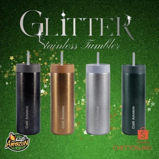 แก้วสแตนเลสคาเฟ่อเมซอน ขนาด 22 ออนซ์ รุ่น Glitter stainless tumbler