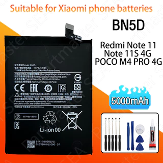 แบตเตอรี่ยี่ห้อ Redmi Note11/ Note11S /POCO M4Pro Phone Battery BN5D แบตเตอรี่เร็ว ความจุแบต 5000mAh รับประกันสินค้า 1ปี