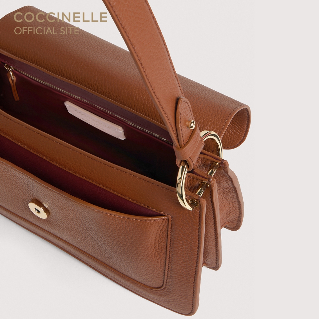 COCCINELLE حقيبة كتف C-ME — بني كونياك — صورة 3