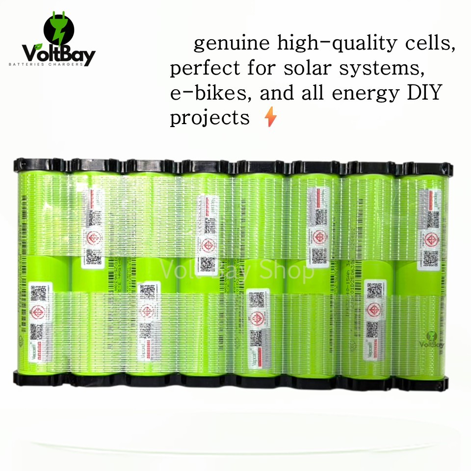 16 ก้อน (สั่งประกอบ) 32140 แบตเตอรี่ IFR32140 3.2V LifePO4 ความจุ 15Ah จ่ายกระแสสูง 5C - รูปที่ 3